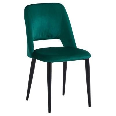 Home Furniture Modern Design Home Hotel Dining Room Furniture Dining Chair Velvet Fabric Dining Chair