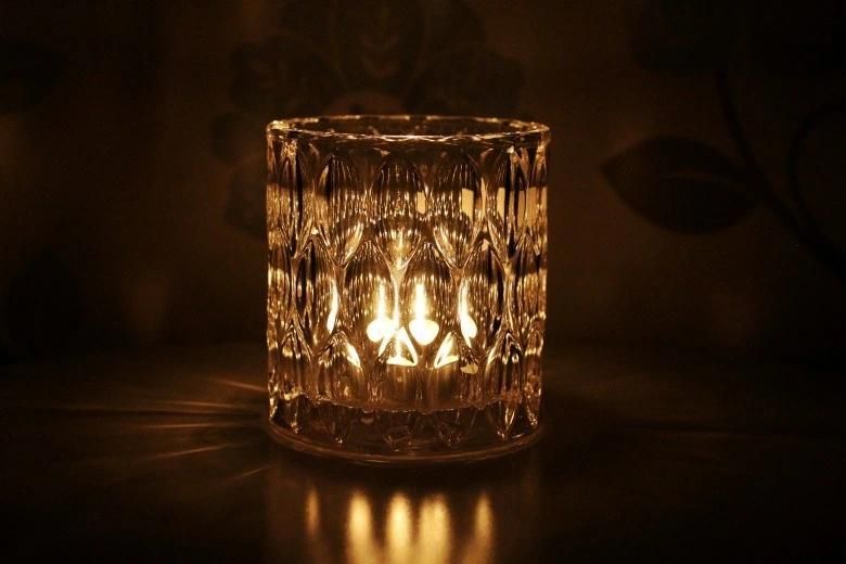 China Glass Factory Whole New Design Glass Candleholder for Tealight Candle /Plant, Glass Cup, Glass Ware