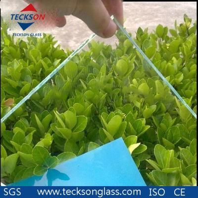 8mm Low- Iron / Extra Clear Float Glass for Building