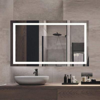 LED Backlit Glass Bathroom Round Hotel Smart Mirror Android Spiegel Beauty LED Fogless Touch Screen Bath Miroir