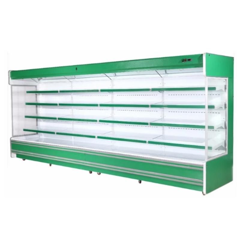 Glass Door Commercial Open Display Chiller Refrigerator 1380L Commercial Refrigerator Showcase Chiller