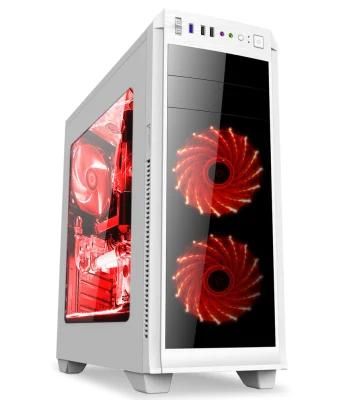 Cabinet Glass Side Panels Full Tower Computer Gaming Case for Gamer