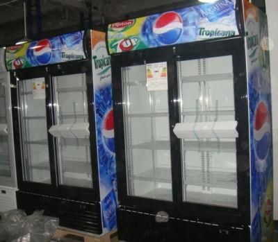 Glass Door Supermarket Merchandise Beer Showcase/Display Cooler/Beverage Refrigerator