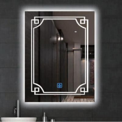 Hotel Smart Bathroom New Product Home Wall Mirror Makeup Light Glass 4mm Silver LED Mirror