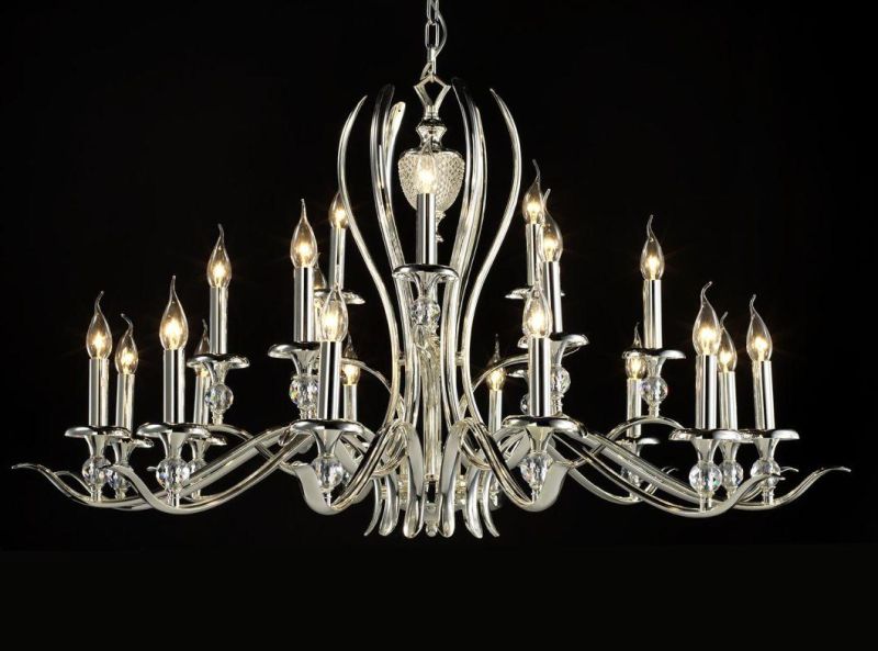 Luxury Post-Modern Villa Candelabra Crystal Big Glass Decoration Chandelier Lighting Hotel Church Wedding Pendant Lamp Hanging Fixture Light for Hot Sale