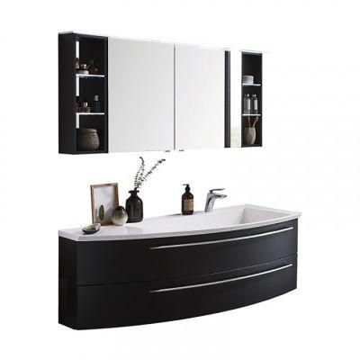 New Modern Style LED Mirror Glass Bathroom Cabinet with Light Washroom Furniture