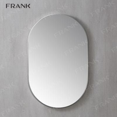 Oval Bathroom Mirror Glass Home Decoration with Frame
