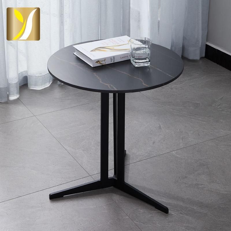 New Modern Luxury Round Portable Side Table Small Coffee Table