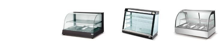 Curved Glass Warming Showcase for Food Display (HW-827A)