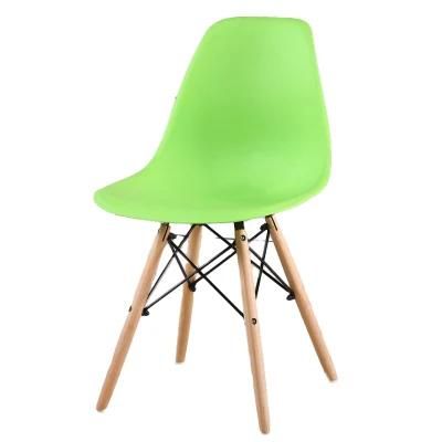 Wholesale Home Restaurant Outdoor Furniture PP Plastic Colorful Dining Chair for Cafe