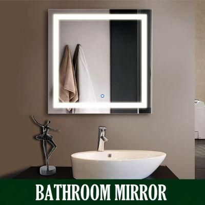 Hotel Illuminated Bathroom Mirror with LED Light Vanity Mirror