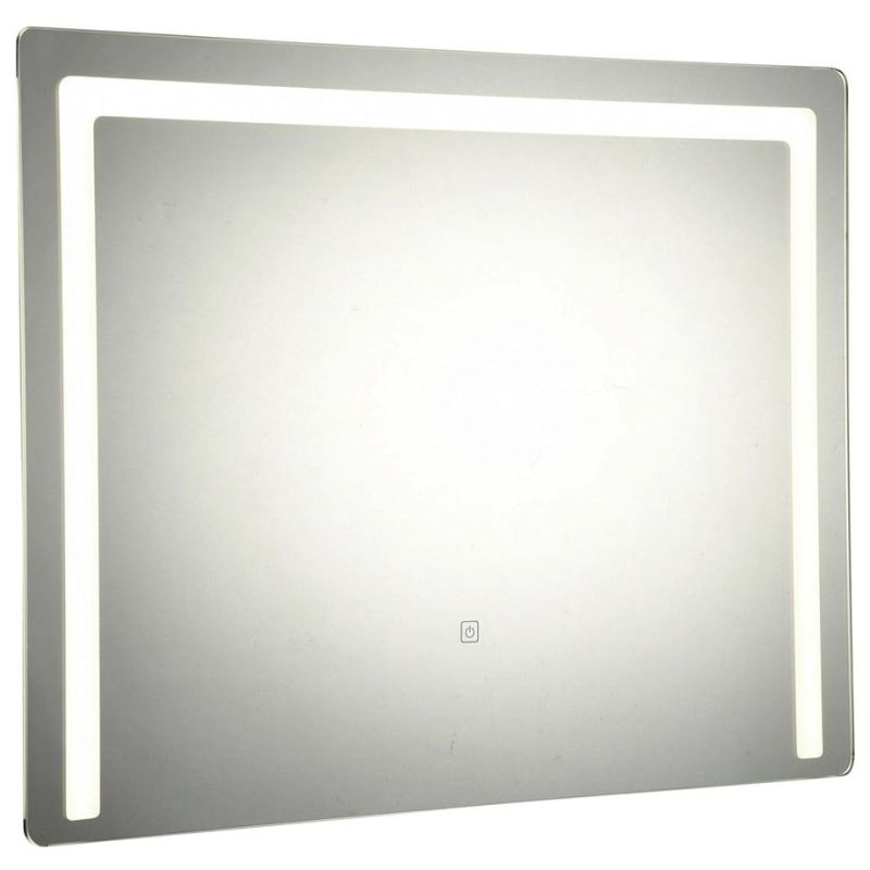 Factory Sale Frameless Wall Light LED Bathroom Mirror with Three Sides Lights