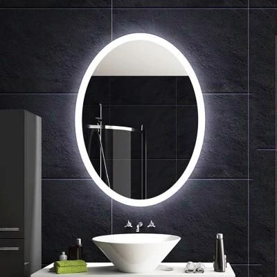 Oval LED Bathroom Mirror Wall Lighting Modern Furniture Mirror