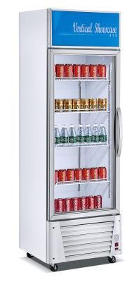 Mini Capacity Commercial Singer Glass Beverage Refrigerator Showcase (HG-430C)