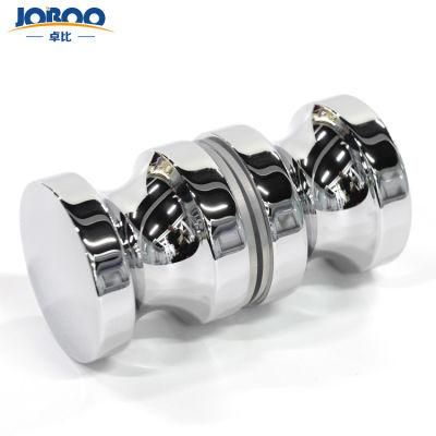 Polished Chrome Frameless Glass Door Handle for Sauna Room