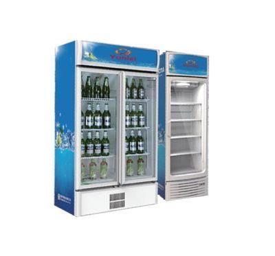 Beer Beverage Freezer Vertical Glass Door Supermarket Beer Beverage Display Cabinet