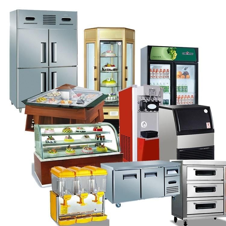 Commercial Bakery Display Cabinet Chest Cake Refrigerator Showcase Counter Top Glass Cake Display