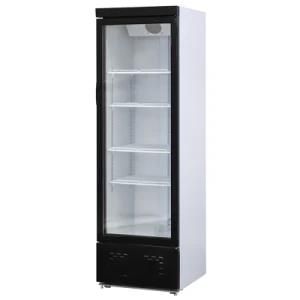 Hollow Glass Door Commercial Refrigerated Showcases Bottle Beverage Cooler Showcase