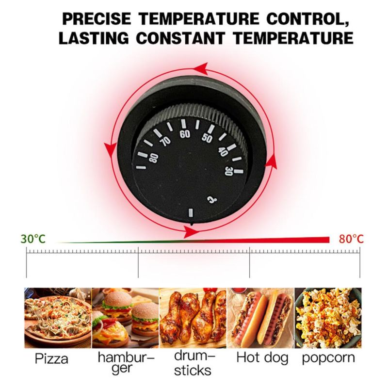 Lida Cooking Machine Kitchen Equipment Commercial Electric Glass Food Pie Warmer Merchandiser Display Showcase
