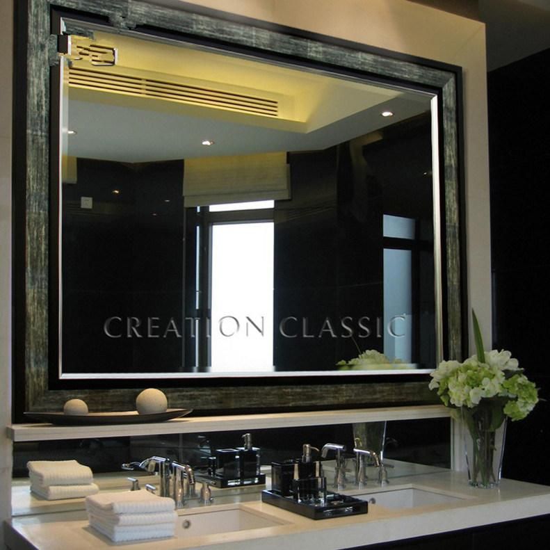 Round Competitive High Quality Light Silver Decorative Bathroom Mirror