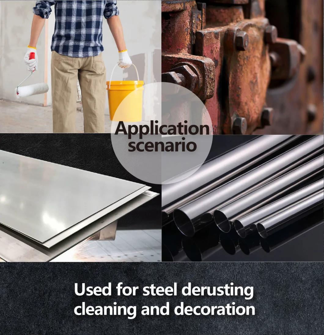 Small Steel Wire Scratch Brush for Cleaning Rust Removal Dirt