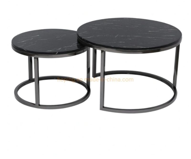 Modern Black Living Room Furniture Simple Modern Particle Board Coffee Table