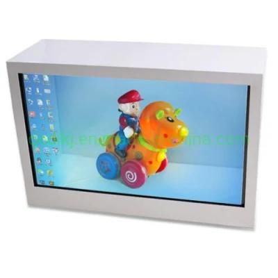 32 / 43 55 Inch Touchscreen Transparent LCD Advertising Mediaplayer Showcase