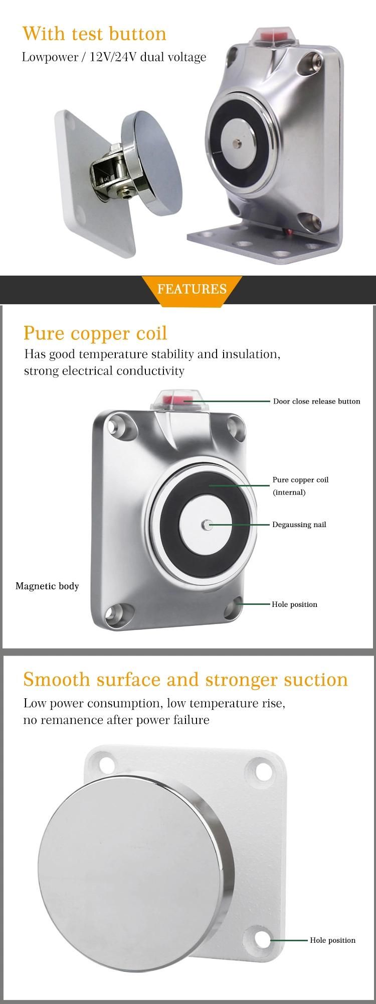 Emergency Smokeproof Electromagnetic Door Holder Amercian Type