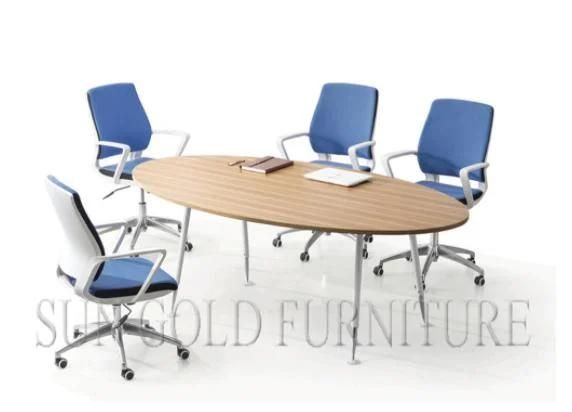 Cheap Price Oval Conference Table Modern Design Meeting Table Desk (SZ-MTA1008)
