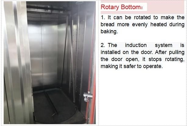 Wholesale Stainless Steel Display Bakery Rotary Rack Ovens for Sale /Commercial Oven Bakery Equipment Suppliers Glass Door Bakery/Convection Rotary Oven