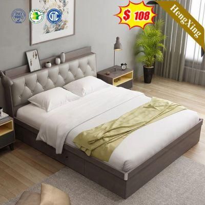 Wholesale Modern Style Bedroom Set Furniture King Size Beds with Mattress