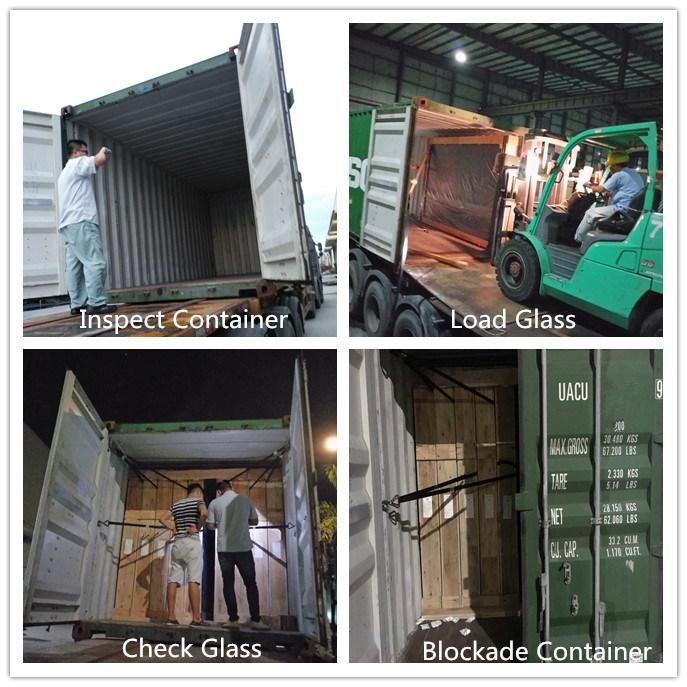 Guangzhou Mixed Container Clear Glass / Float Decorative Glass (W-TP)
