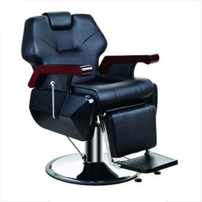 Hl-9277 Salon Barber Chair for Man or Woman with Stainless Steel Armrest and Aluminum Pedal