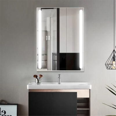 Rectangle Beveled Polished Frameless Wall Mirror for Bathroom Bedroom