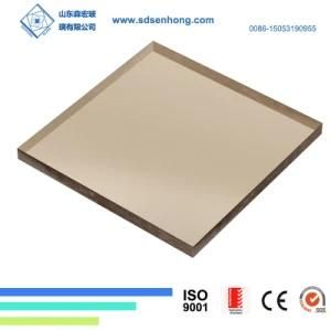 4mm, 5mm, 6mm Bronze Grey Green Blue Reflective Float Glass