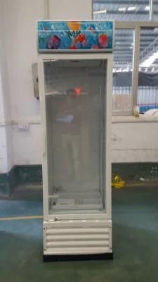 450 Liter Single Glass Door Upright Showcase for Soft Drink
