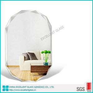 Pencil Edge Bath Vanity Decoration Mirror Copper Free Glass Mirror