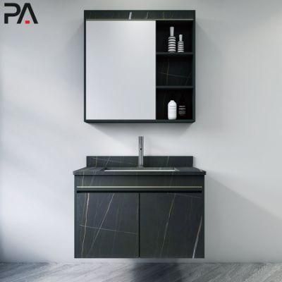PA Wholesale Luxury Bathroom Cabinet Set European Black Bathroom Vanity