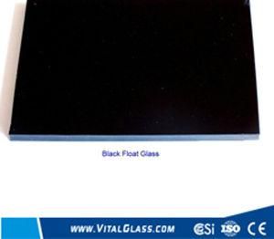 Black Flat Float Glass for Decoration / Kitchen Glass