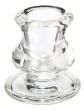 Clear Decoration Glass Candle Holder