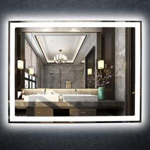 5mm Wall Mounted Hotel LED Lighted Bathroom Mirror