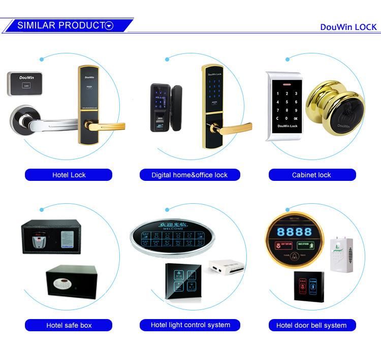 Remote Control Password Fingerprint Glass Composite Glass Metal Door Lock