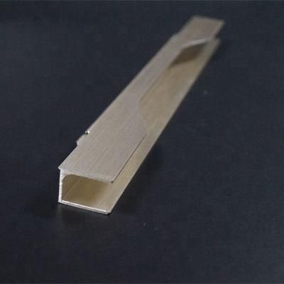 Aluminium Extrusion Cabinet Handle Hair Line Surface Customized Design