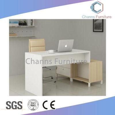 Fashion L Shape Office Furniture Wood Computer Table with Side Desk (CAS-CD31409)