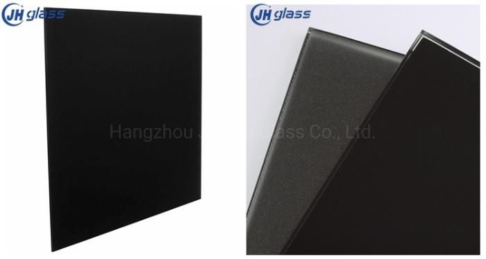 Back Painted Glass Lacquered Glass for Cabinet Door with Safety Vinly Back