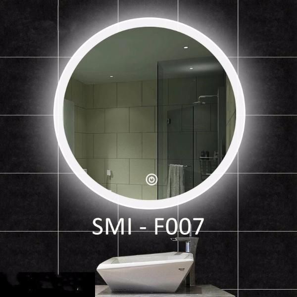 Environment Friendly Ce Certificated 5mm or 6mm Thick Wall Mounted Hotel Bathroom Backlit LED Mirror