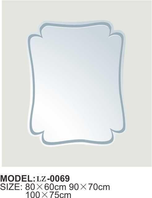 High Quality Rectangle Frameless Bathroom Mirrors (LZ-0047)