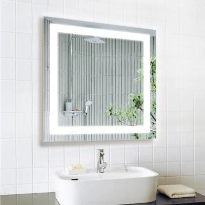 Modern Style Rectangular LED Mirror for Bathroom Customized Defogger
