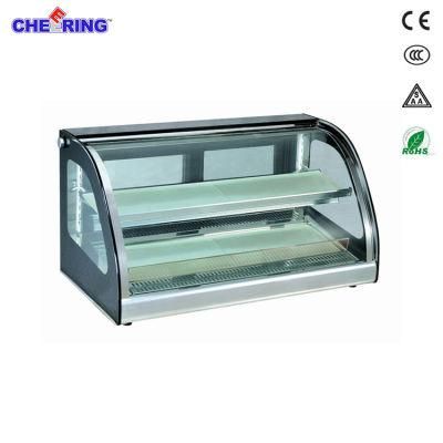 Small Table Type Arc-Shaped Refrigerated Bakery Showcase Display Cabinet