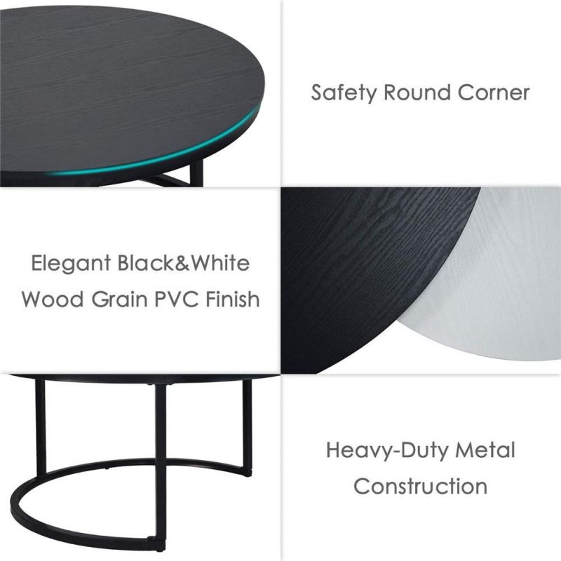 Round Coffee Table Combination